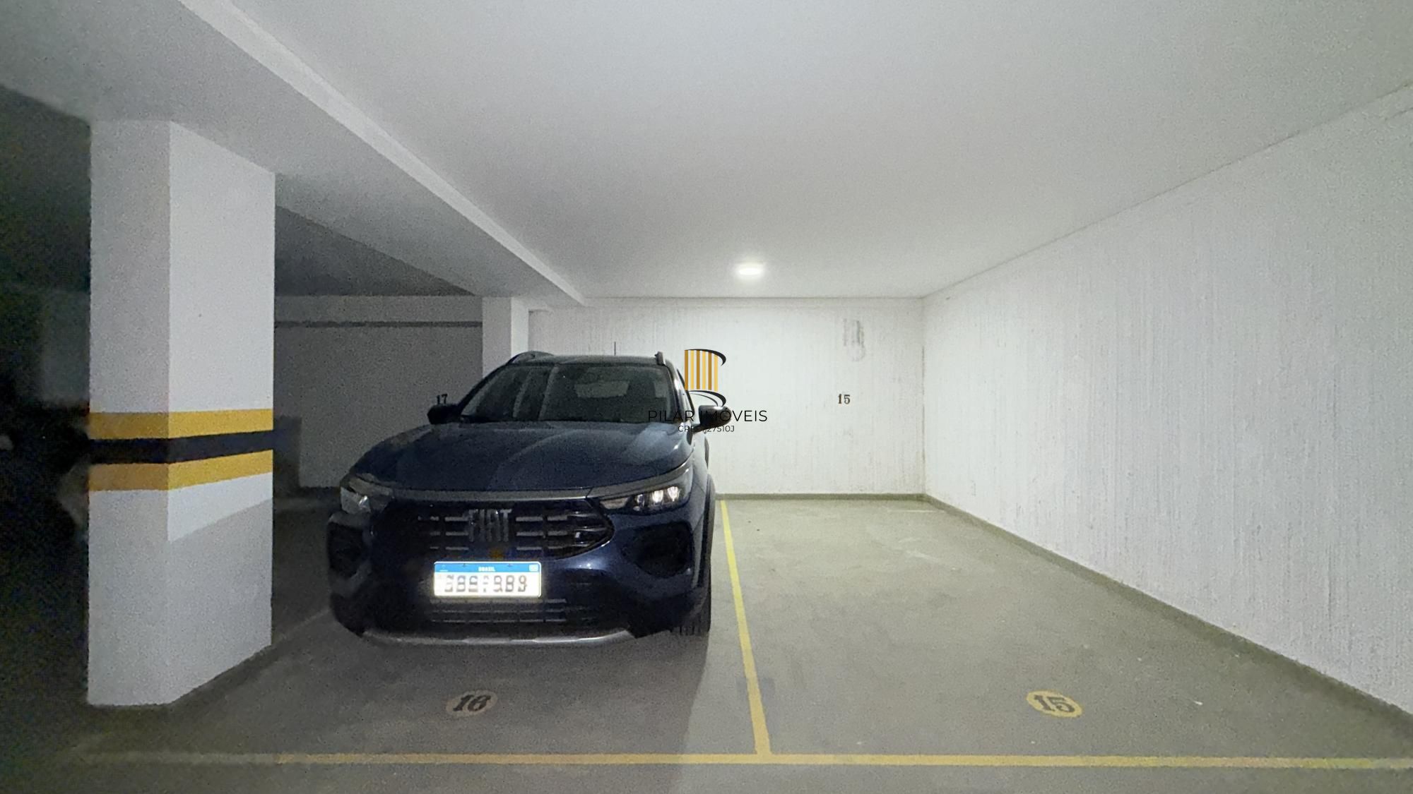2 Dormitórios com 2 vagas, lareira e churrasqueira