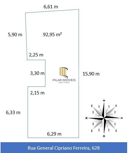 Casa para Venda - 165m², 3 dormitórios, Centro Histórico