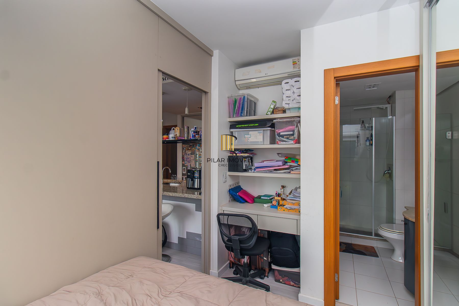 Apartamento 1 dormitório de 37m² e 1 vaga com super estrutura condominial