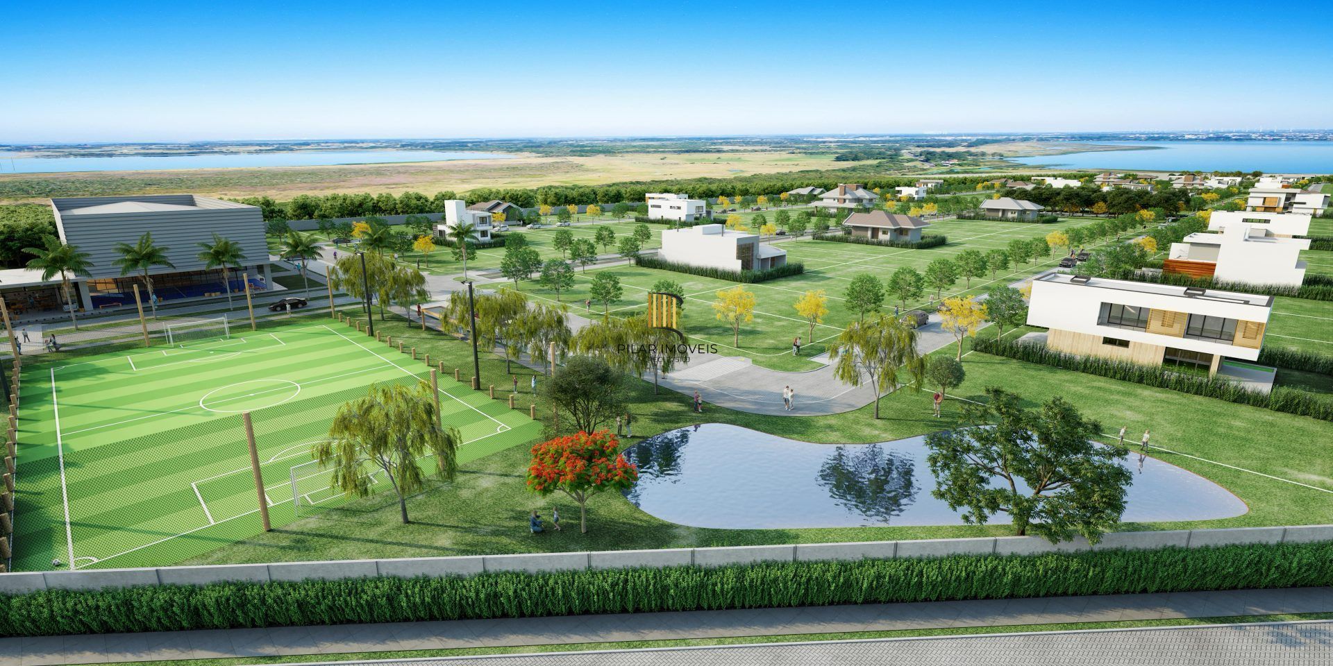 Terreno 14X25,com projeto já aprovado no Cond Marina del Faro