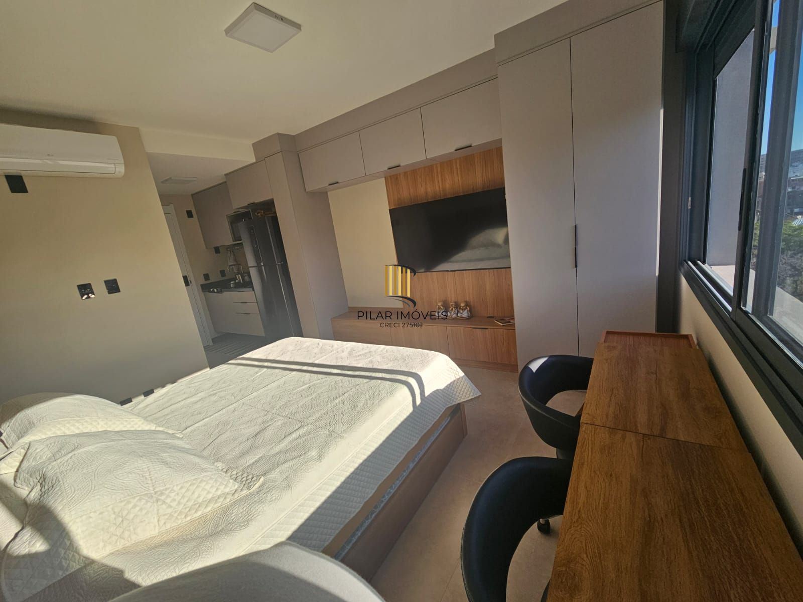 Studio mobiliado para investidores