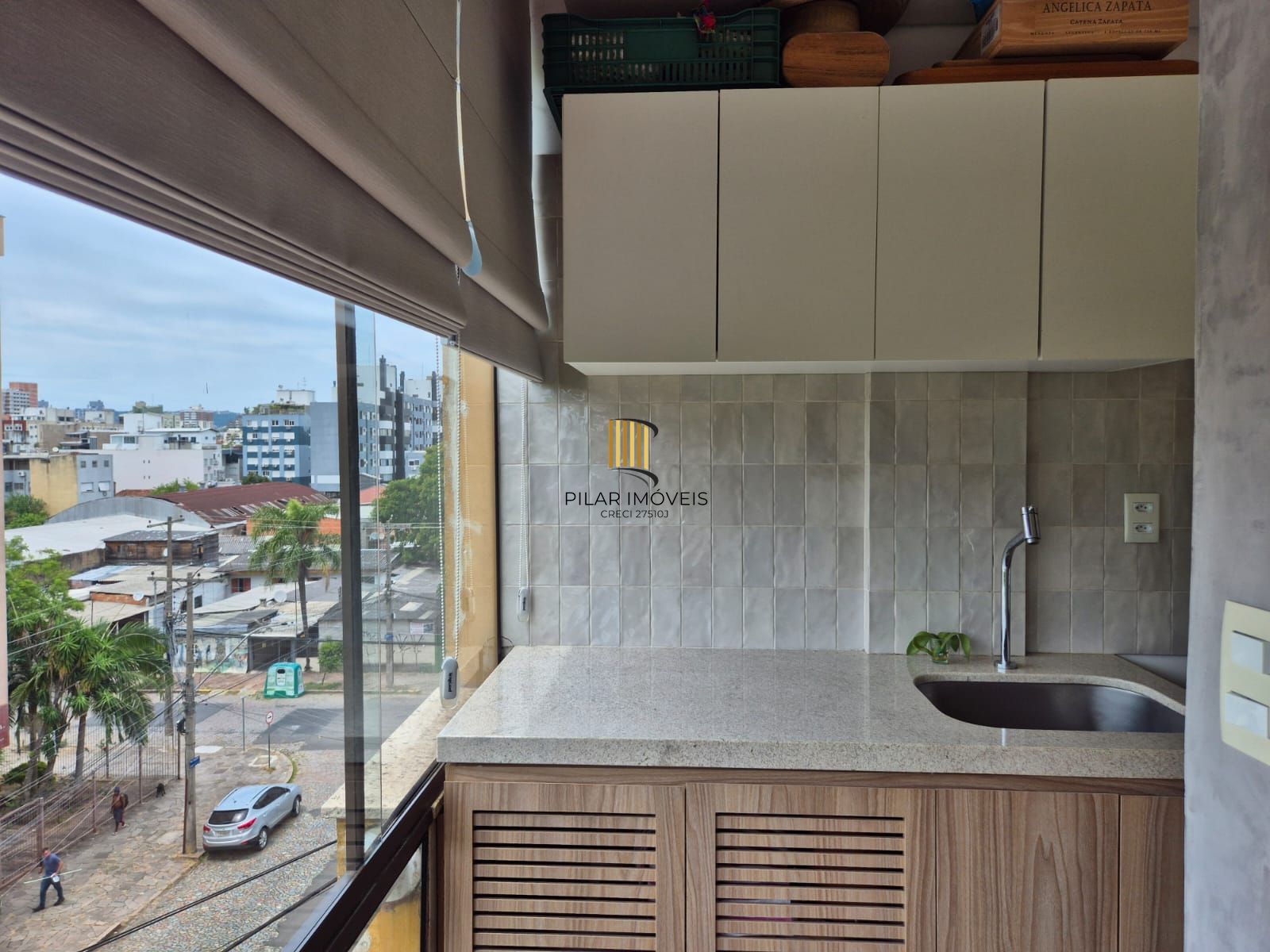 Cobertura reformada com churrasqueira