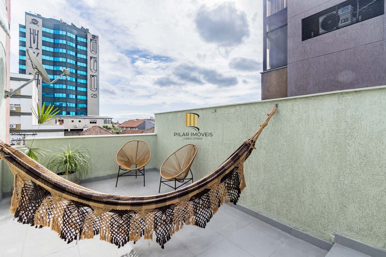 Cobertura horizontal 52m² - 1 dormitório com terraço privativo.