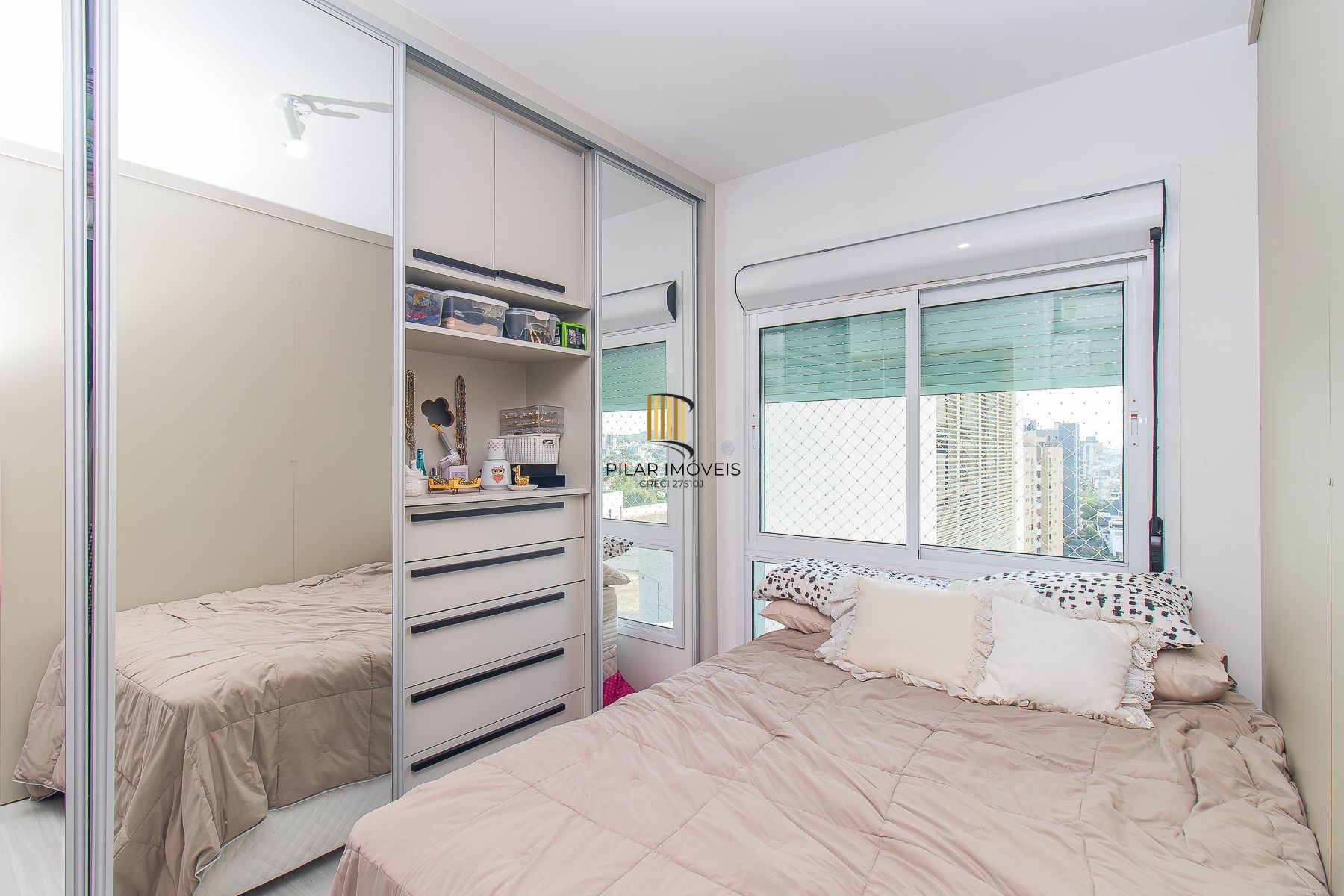 Apartamento 1 dormitório de 37m² e 1 vaga com super estrutura condominial