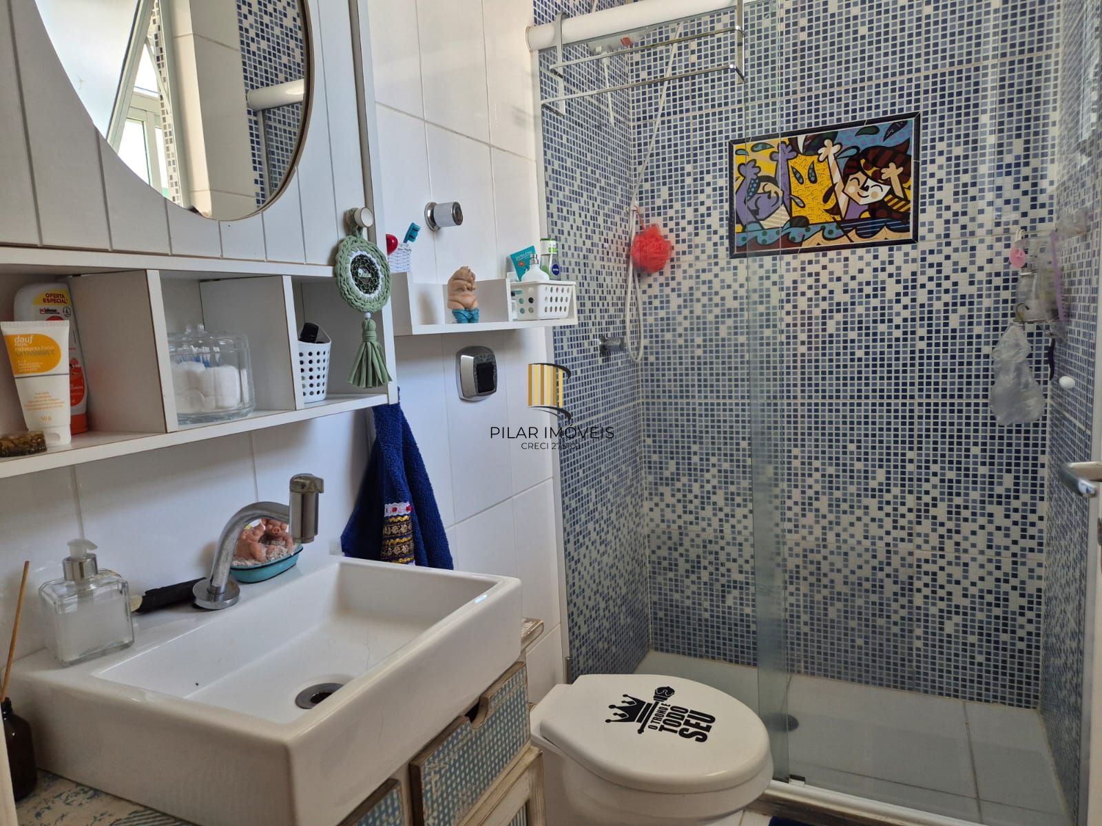 1 Suíte com churrasqueira, semimobiliado