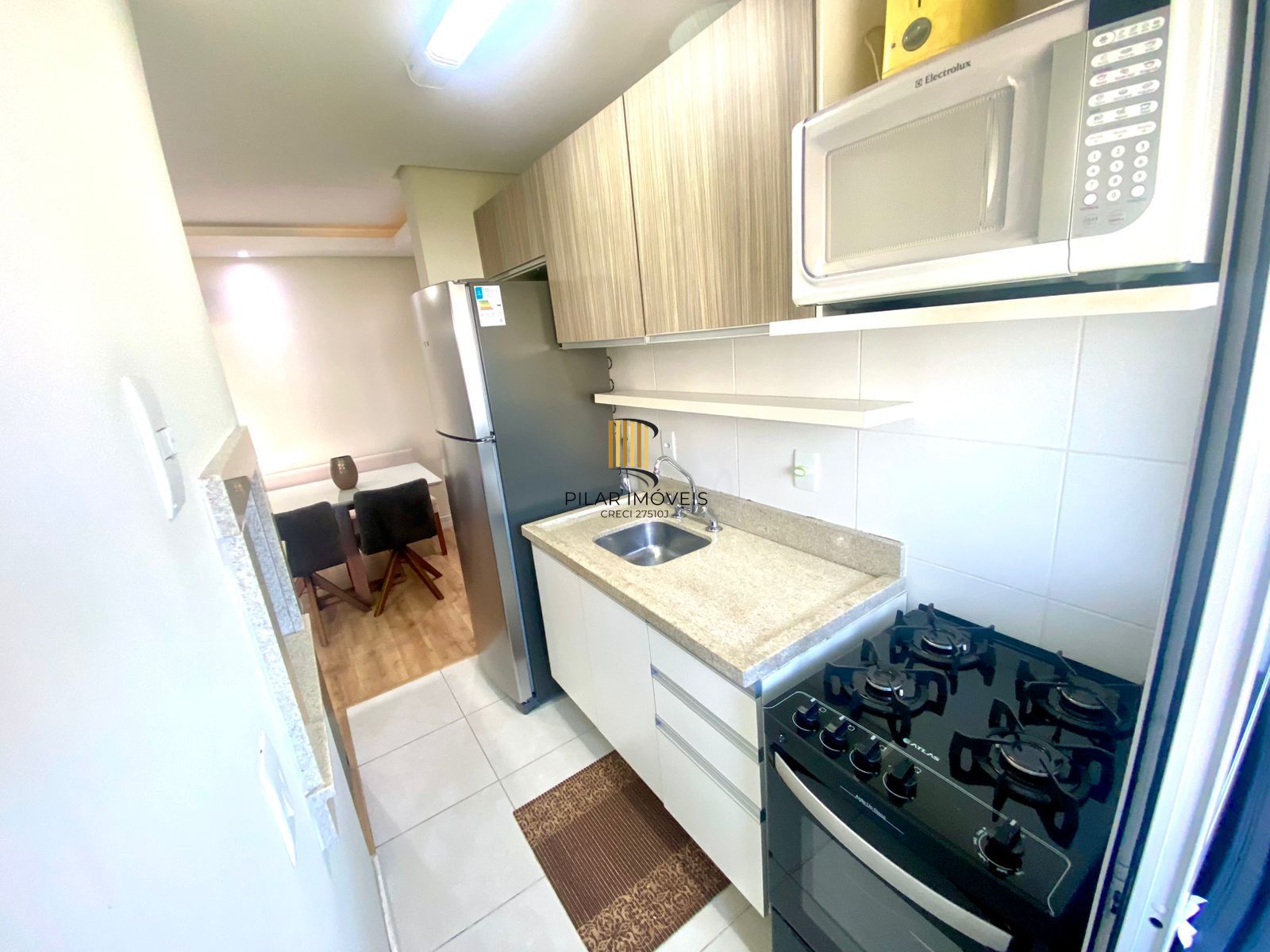 Apartamento 1 dormitório, lavabo e suite, vaga de garagem , 44m2