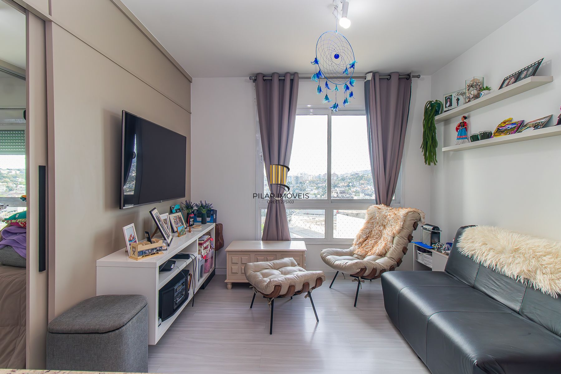 Apartamento 1 dormitório de 37m² e 1 vaga com super estrutura condominial