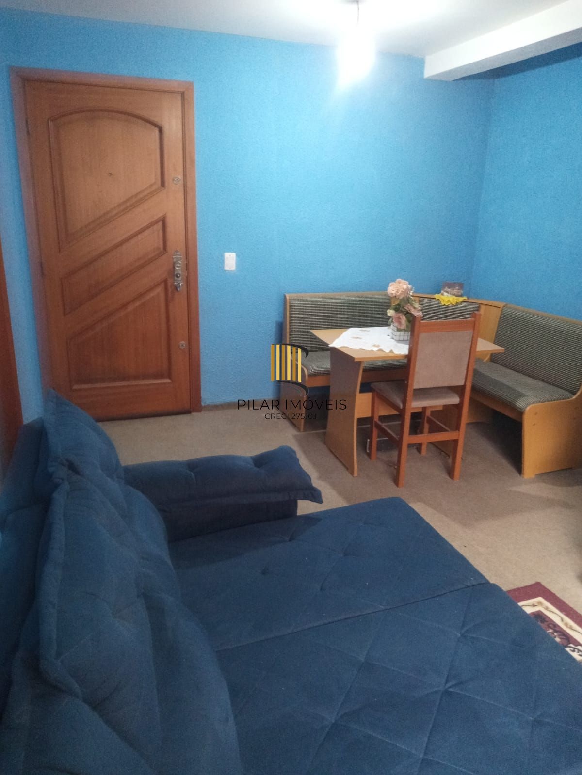 Apartamento dois dormitórios térreo com uma vaga escriturada