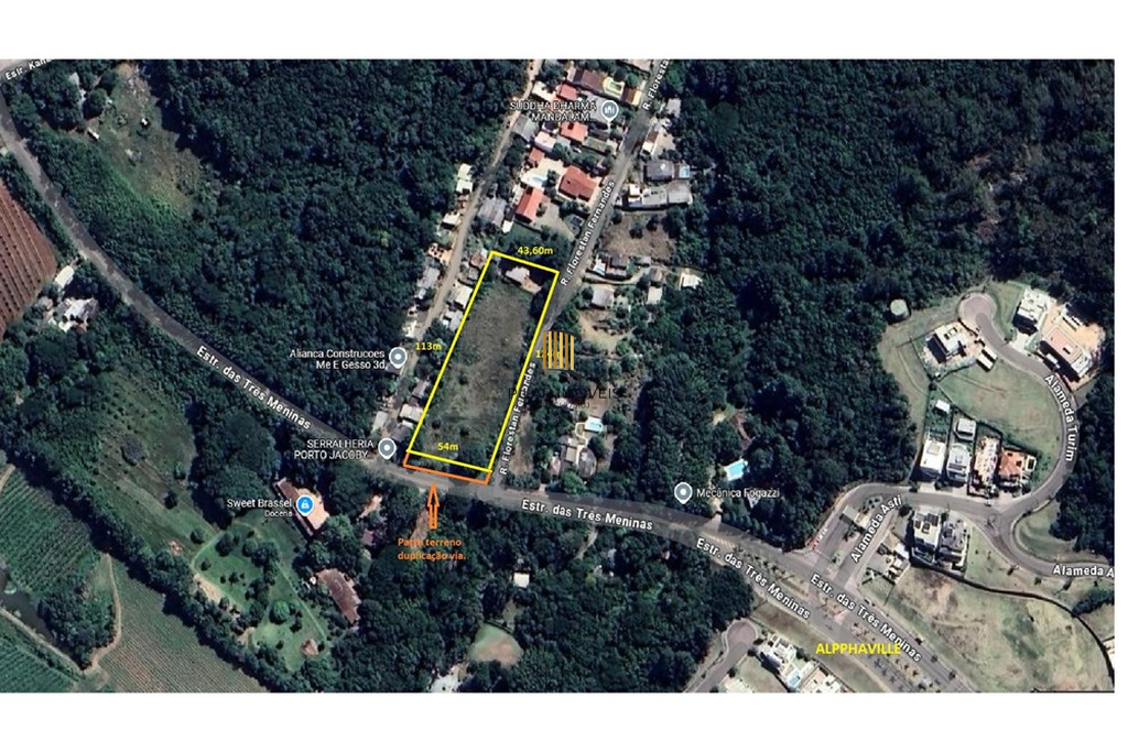 Terreno no bairro Aberta dos Morros