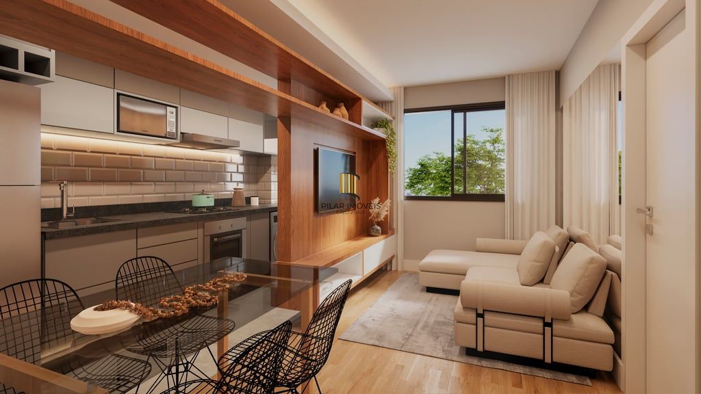Apartamento 1 dormitório no bairro Vila Nova