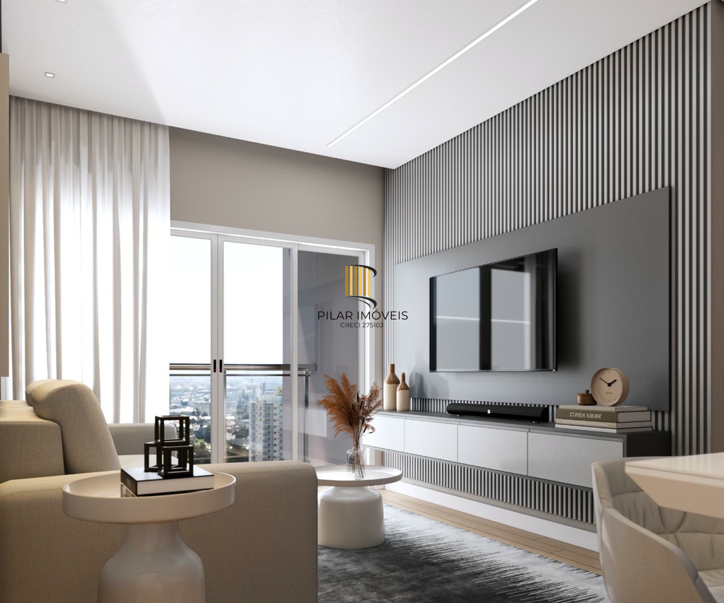 Apartamento 1 dormitório no bairro Vila Ipiranga