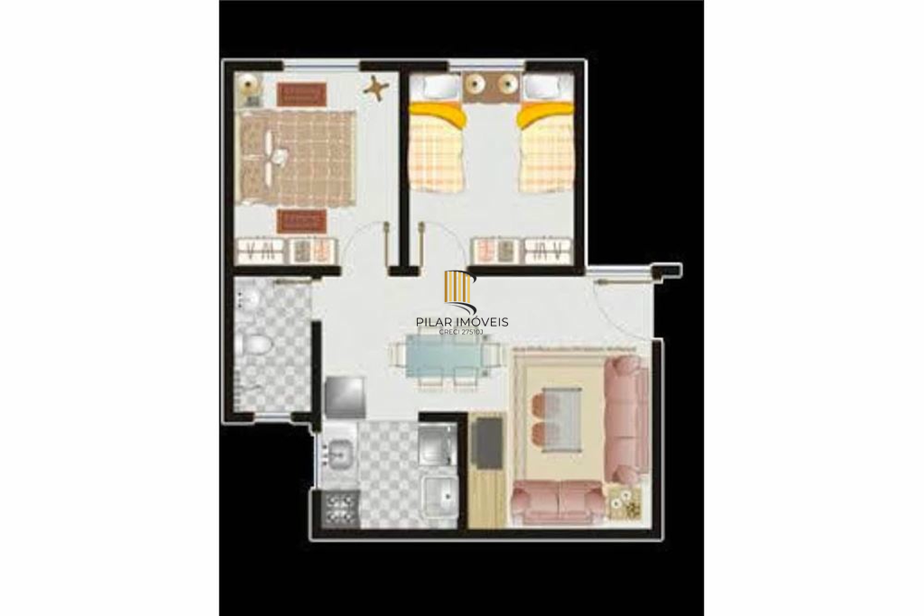 Apartamento 2 dormitórios no bairro Partenon