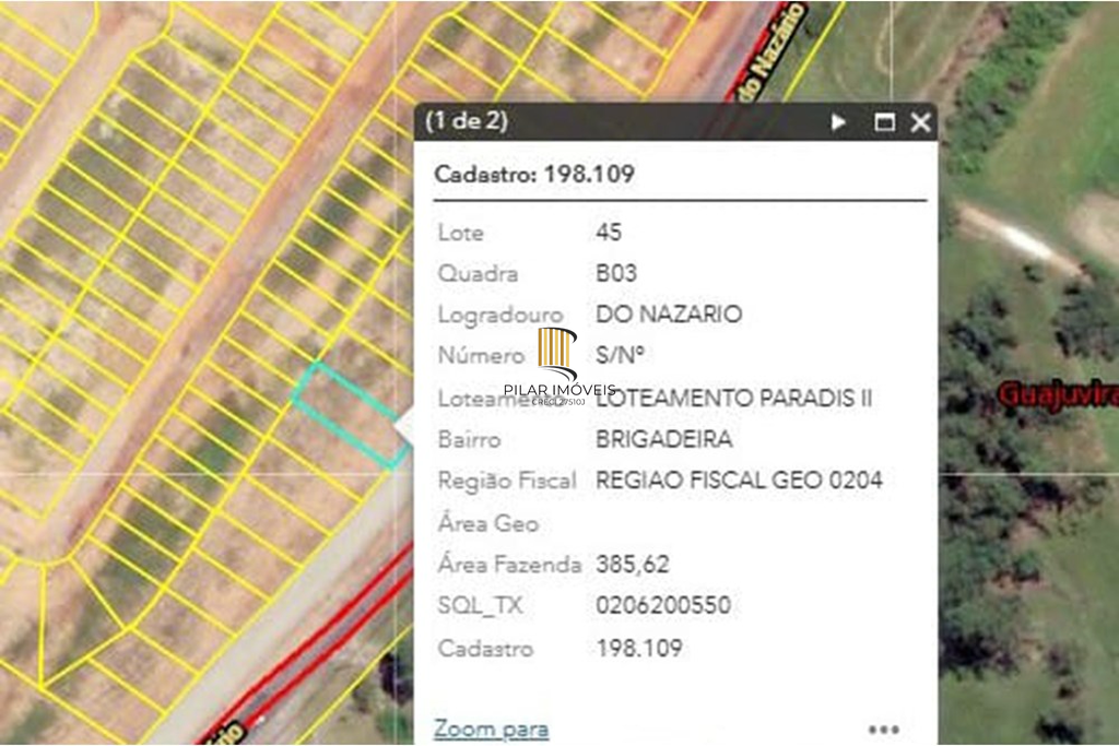 Terreno Comercial no bairro Brigadeira