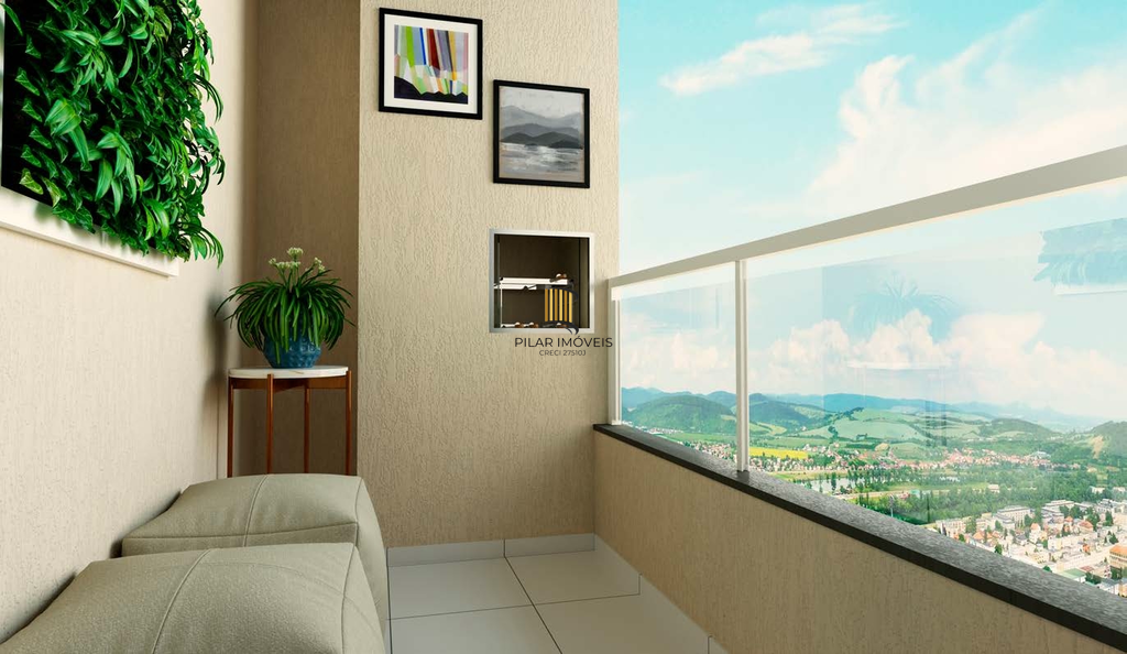 Apartamento 2 dormitórios no bairro Querência