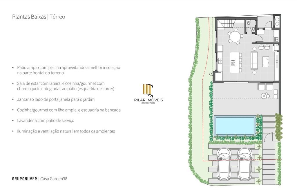 Casa de Condomínio 3 dormitórios no bairro Jardim Itu