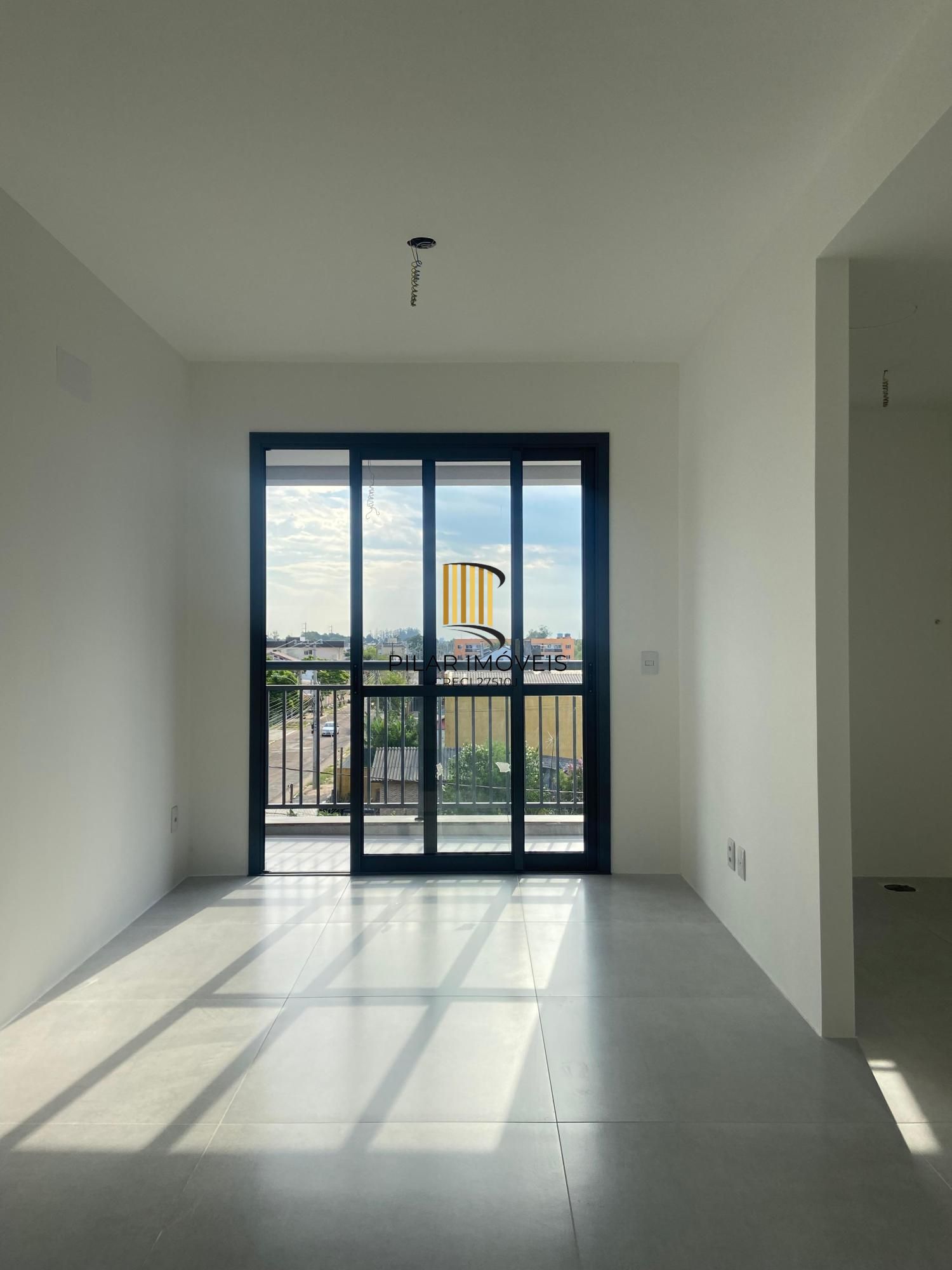 Apto novo, 02 dorm, 61 m2, 01 vaga, Bairro Fátima Canoas, Elevador, Gás encanado