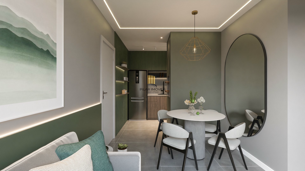 Apartamento 2 dormitórios no bairro Centro