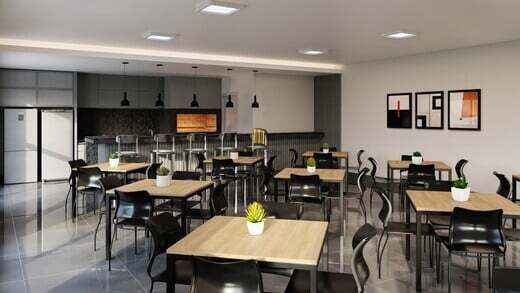 Apartamento 1 dormitório no bairro Lomba do Pinheiro