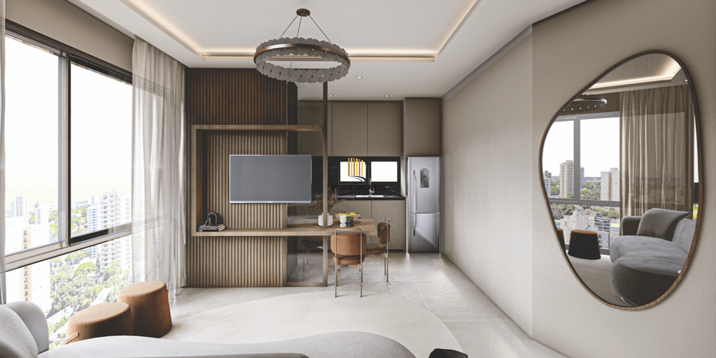 Apartamento 1 dormitório no bairro Zona Nova