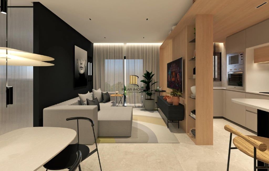 Apartamento 2 dormitórios no bairro Centro