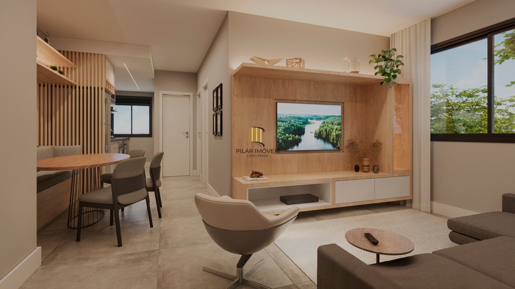 Apartamento 1 dormitório no bairro Vila Nova