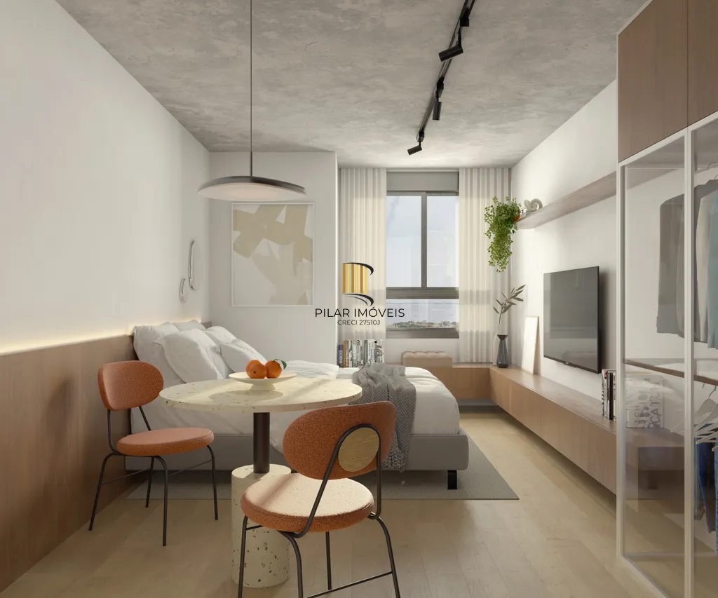 Apartamento 1 dormitório no bairro Menino Deus