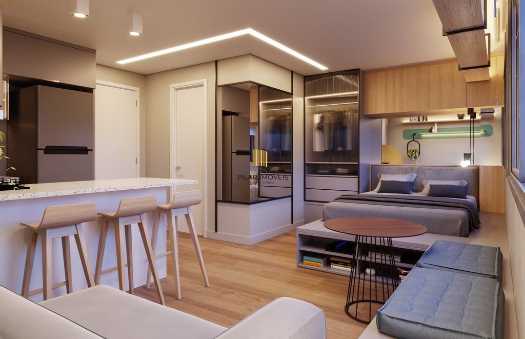 Apartamento 1 dormitório no bairro Central Parque