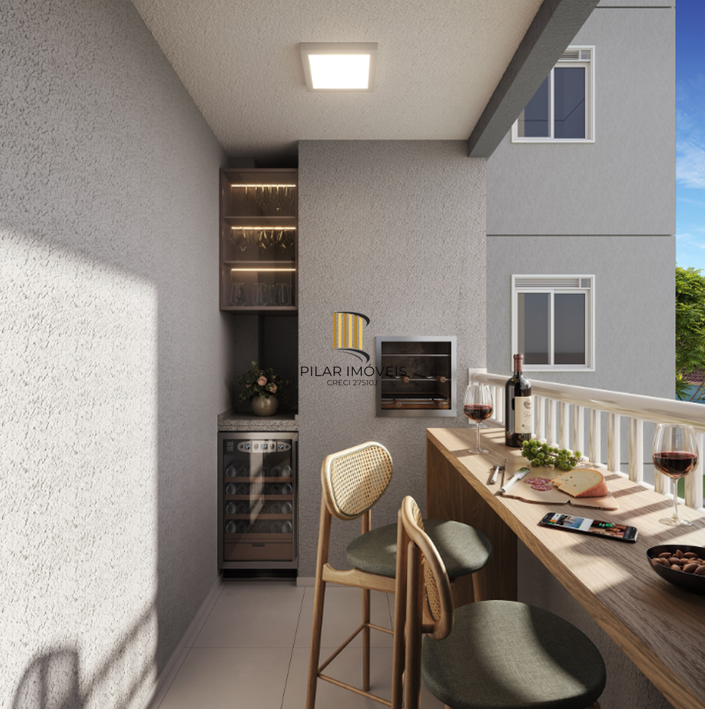 Apartamento 2 dormitórios no bairro Rio Branco