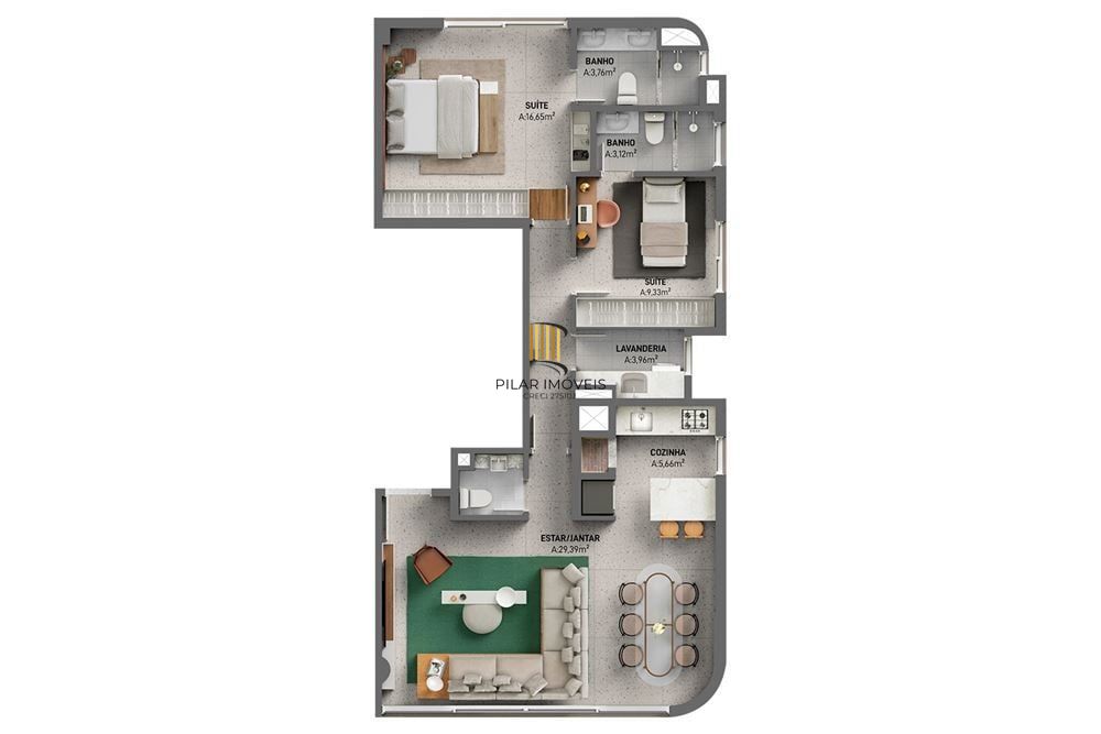 Apartamento 2 dormitórios no bairro Moinhos de Vento