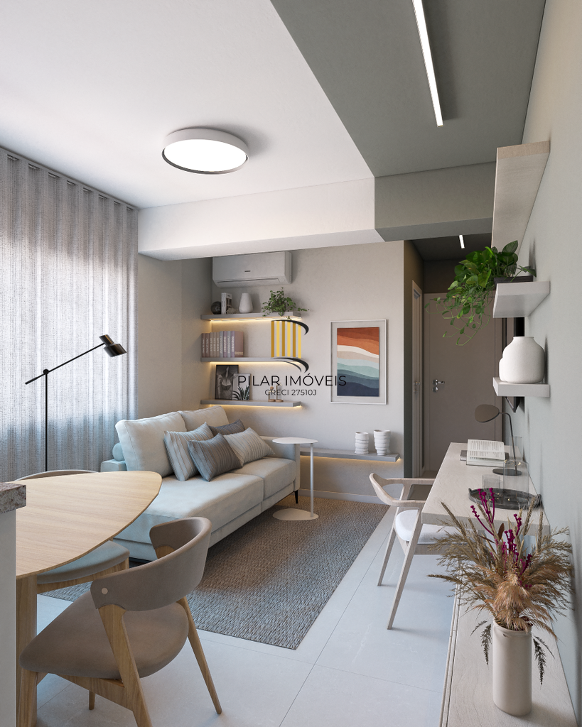 Apartamento 1 dormitório no bairro Auxiliadora