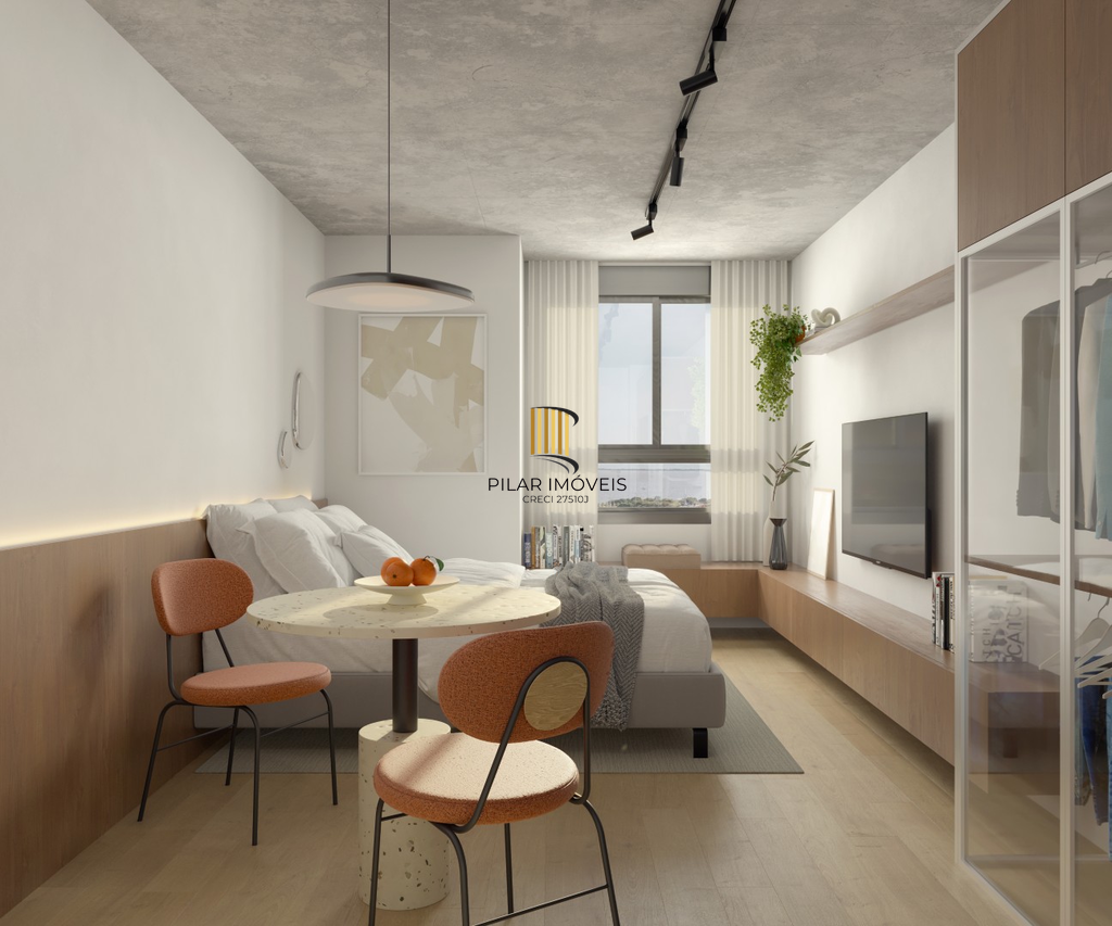 Loft 1 dormitório no bairro Menino Deus