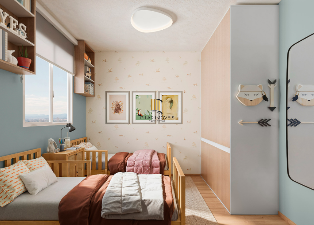 Apartamento 2 dormitórios no bairro Vila Nova