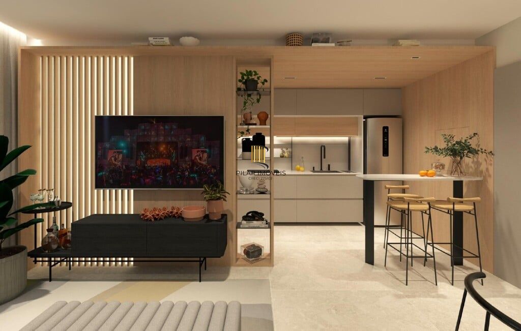 Apartamento 2 dormitórios no bairro Centro