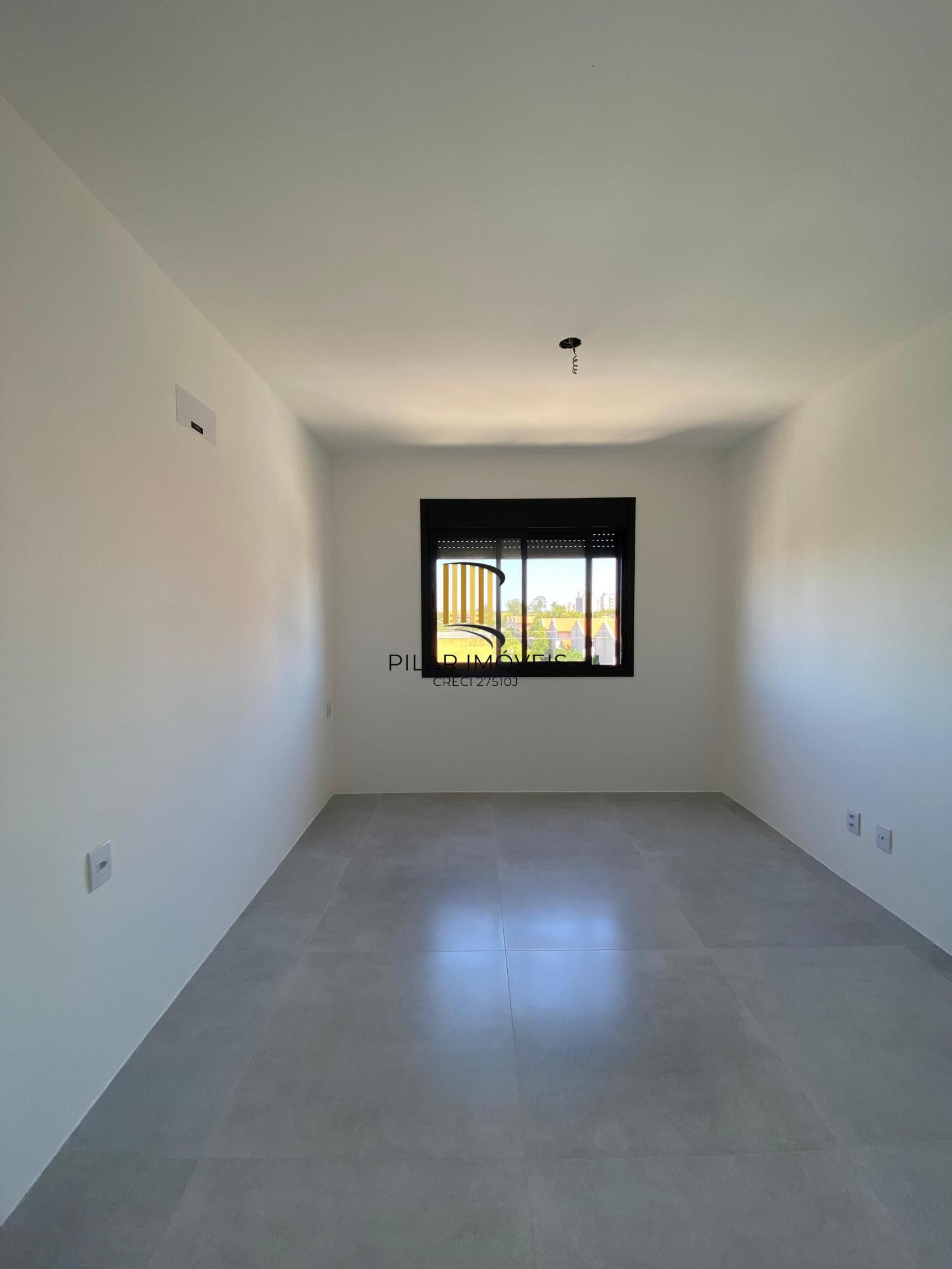 Apto novo, 02 dorm, 58 m2, 01 vaga, Bairro Fátima Canoas, Elevador, Gás encanado
