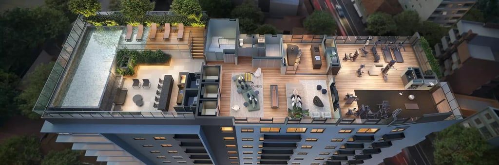 Apartamento Garden 1 dormitório no bairro Moinhos de Vento