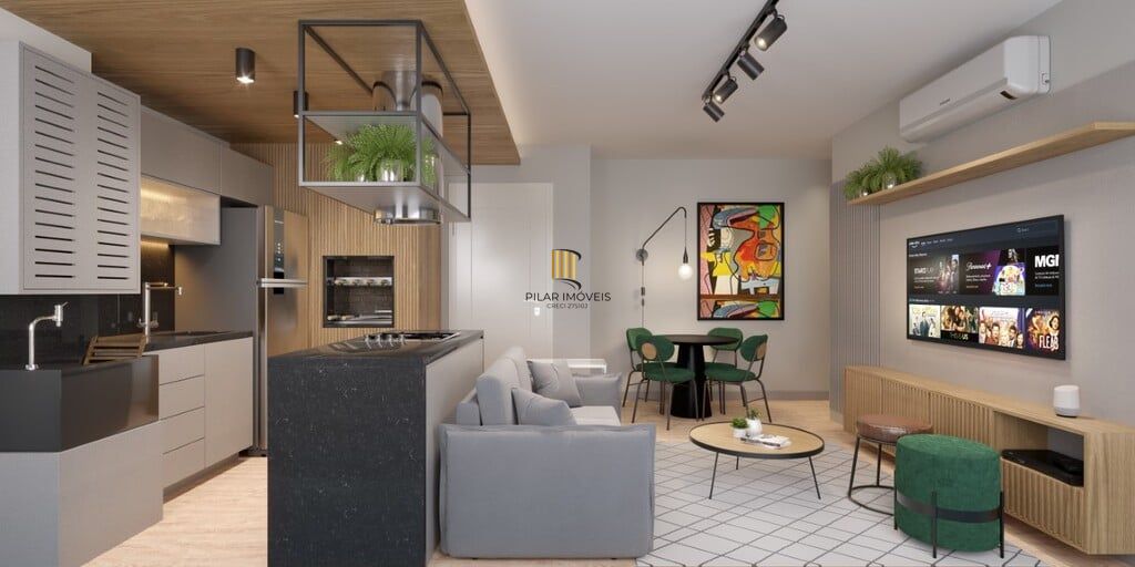 Apartamento 2 dormitórios no bairro Bom Fim