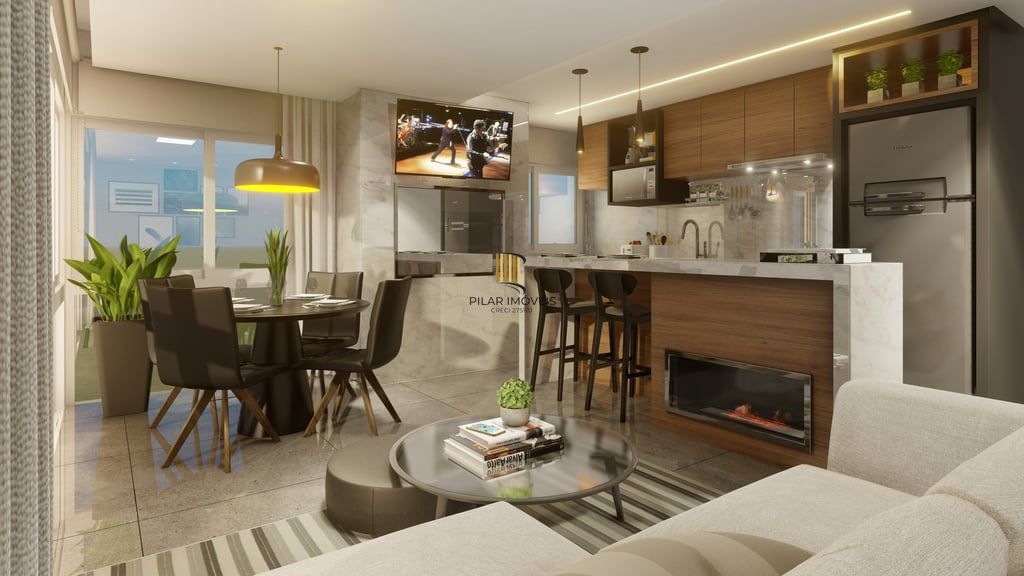 Apartamento 2 dormitórios no bairro Zona Nova