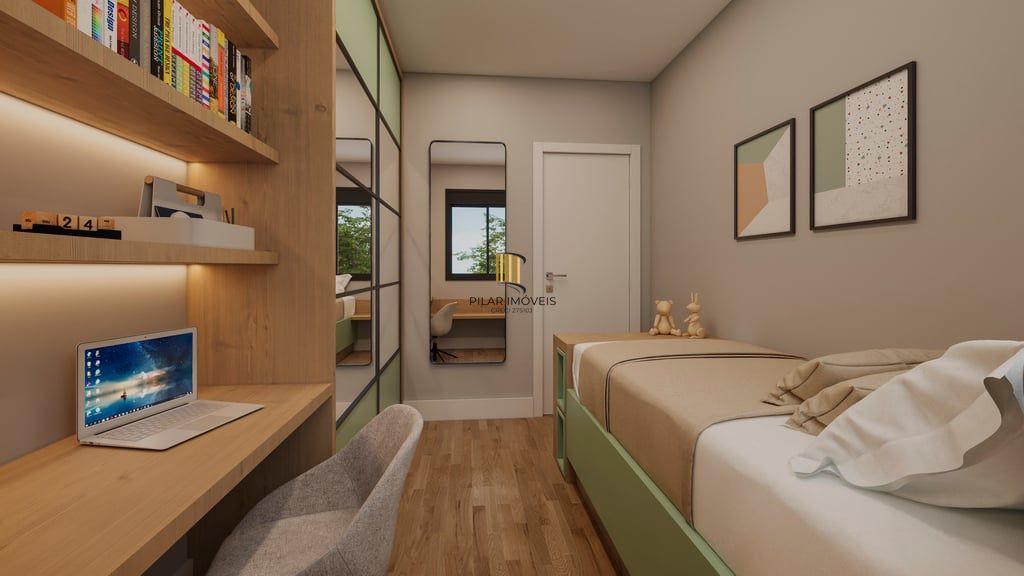 Apartamento 1 dormitório no bairro Vila Nova