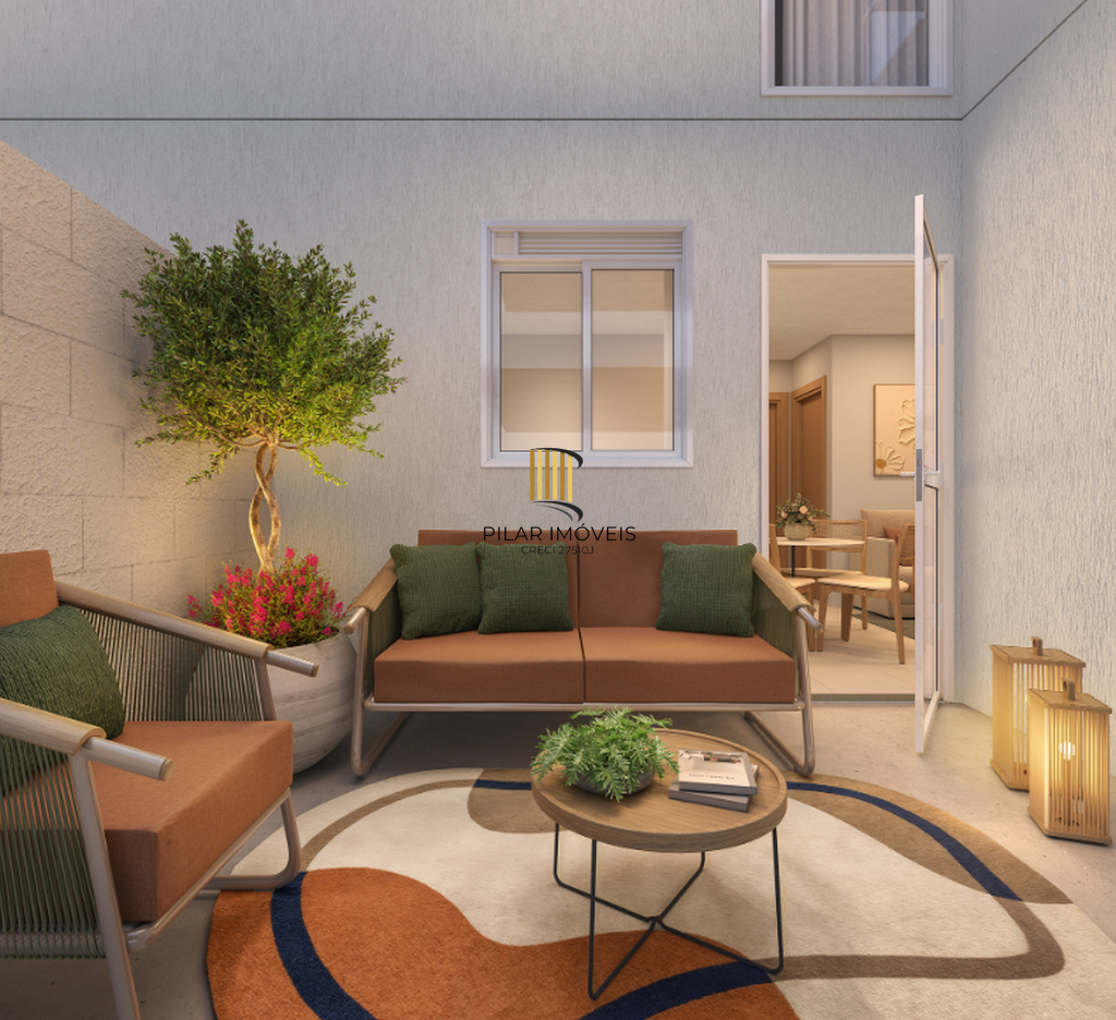 Apartamento 2 dormitórios no bairro Rio Branco