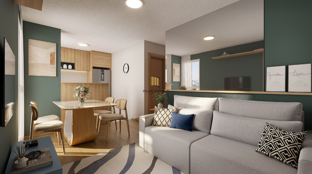Apartamento 2 dormitórios no bairro Rio Branco