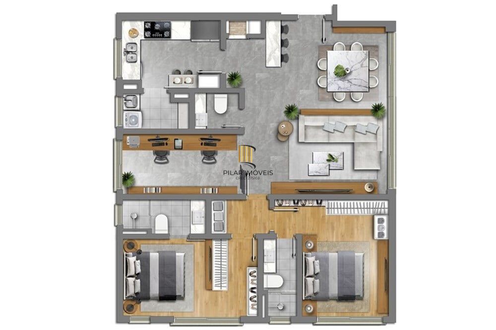 Apartamento 4 dormitórios no bairro Petrópolis