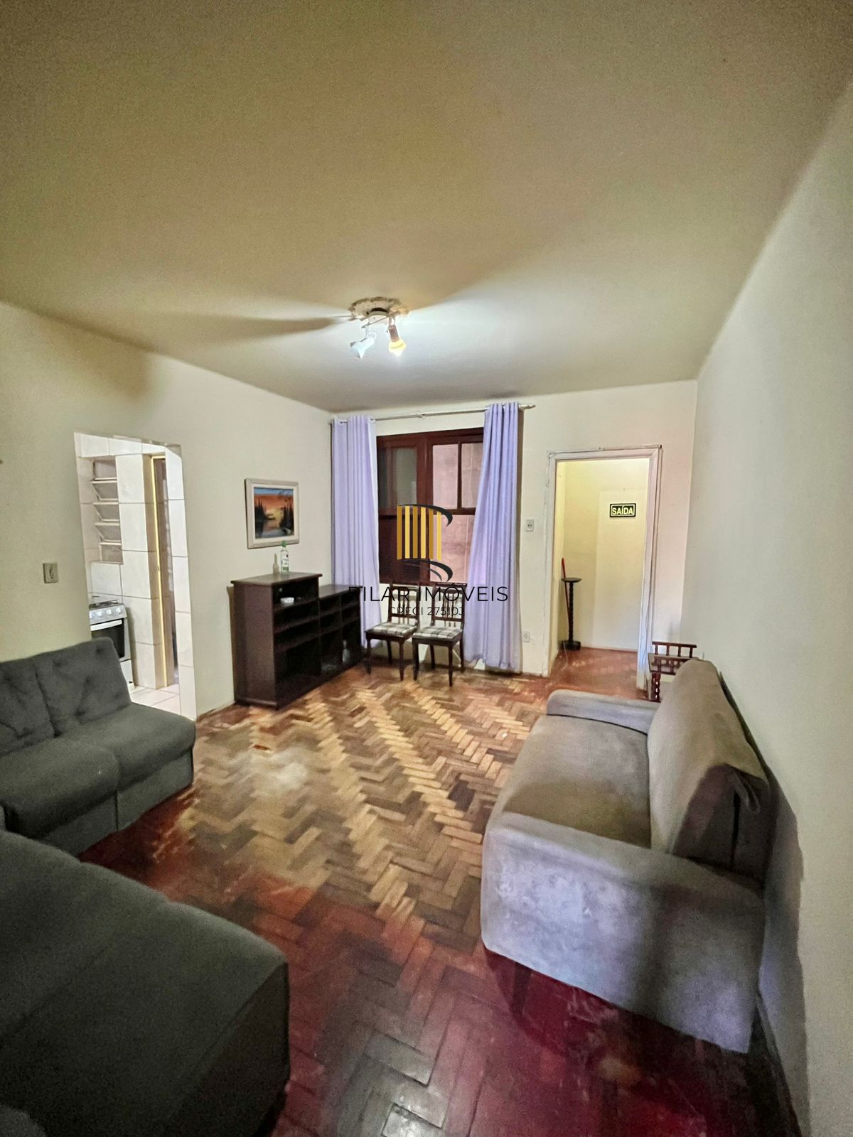 Apto de 01 dorm, na Luzitana, bairro Higienópolis, 46 m2, apenas 01 lance escada