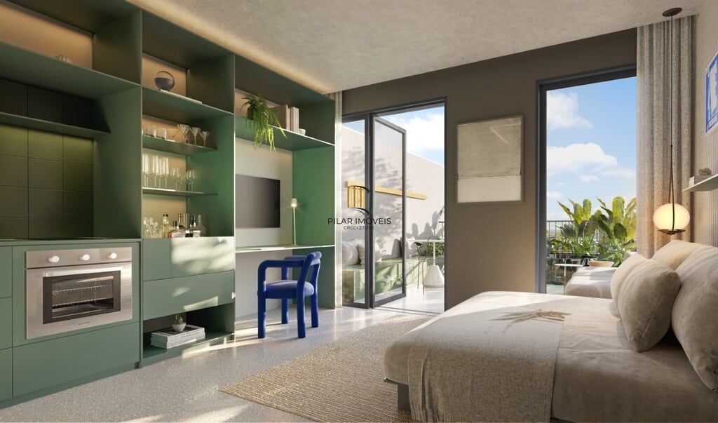 Apartamento 1 dormitório no bairro Menino Deus