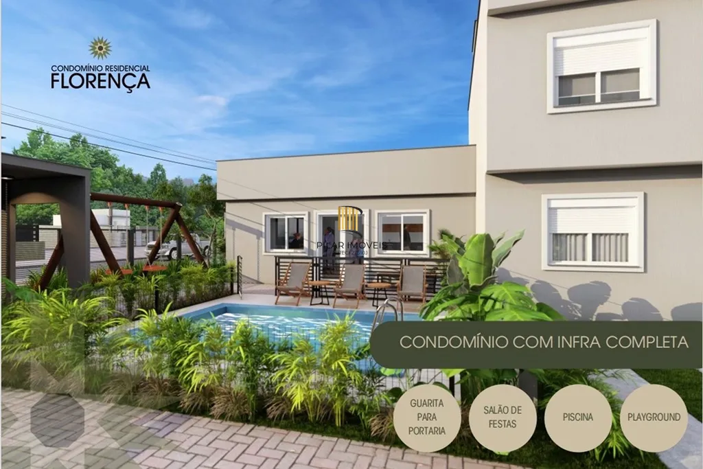 Casa de Condomínio 2 dormitórios no bairro Aberta dos Morros