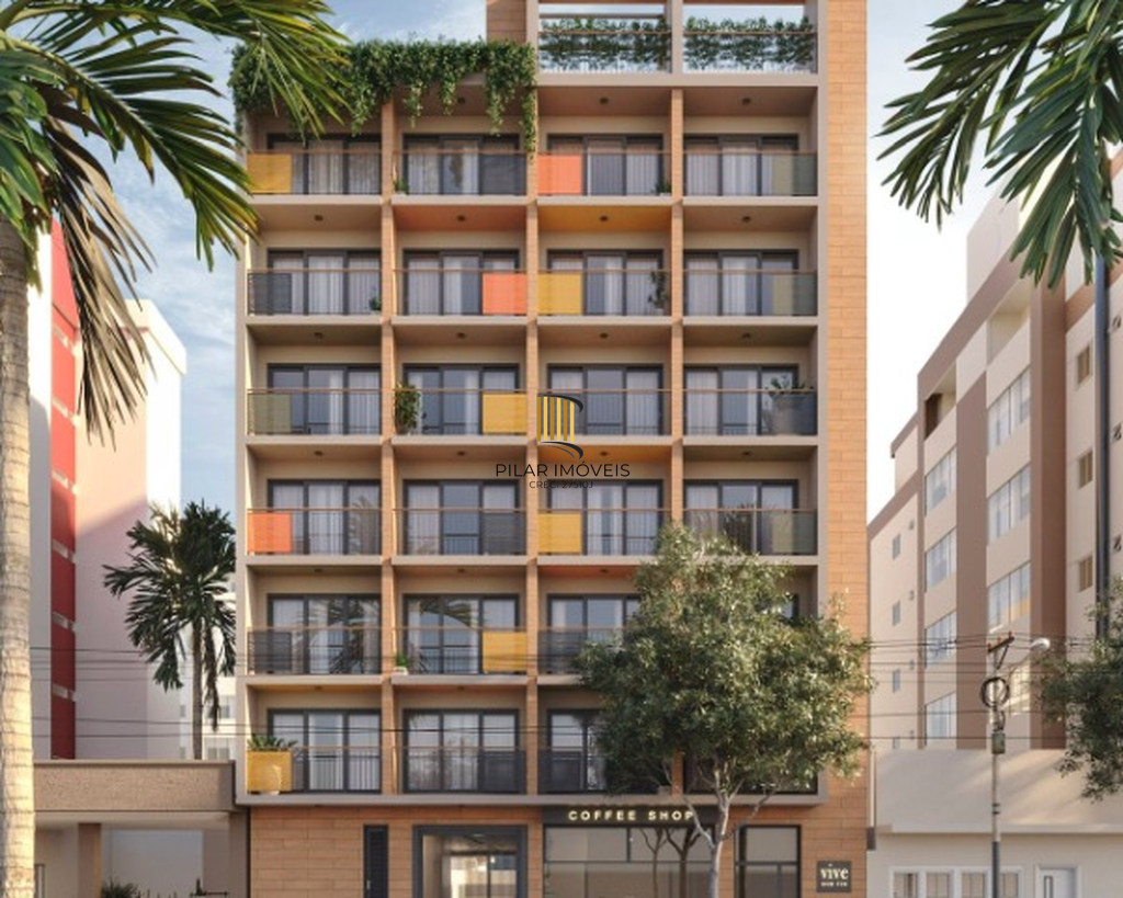 Apartamento Garden 1 dormitório no bairro Bom Fim - Pilar Imóveis