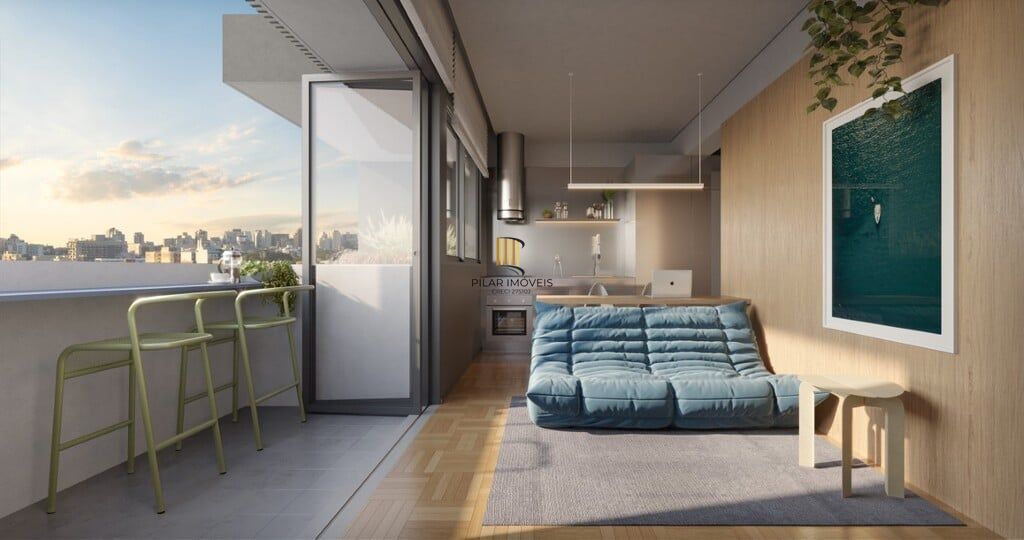 Apartamento 1 dormitório no bairro Menino Deus