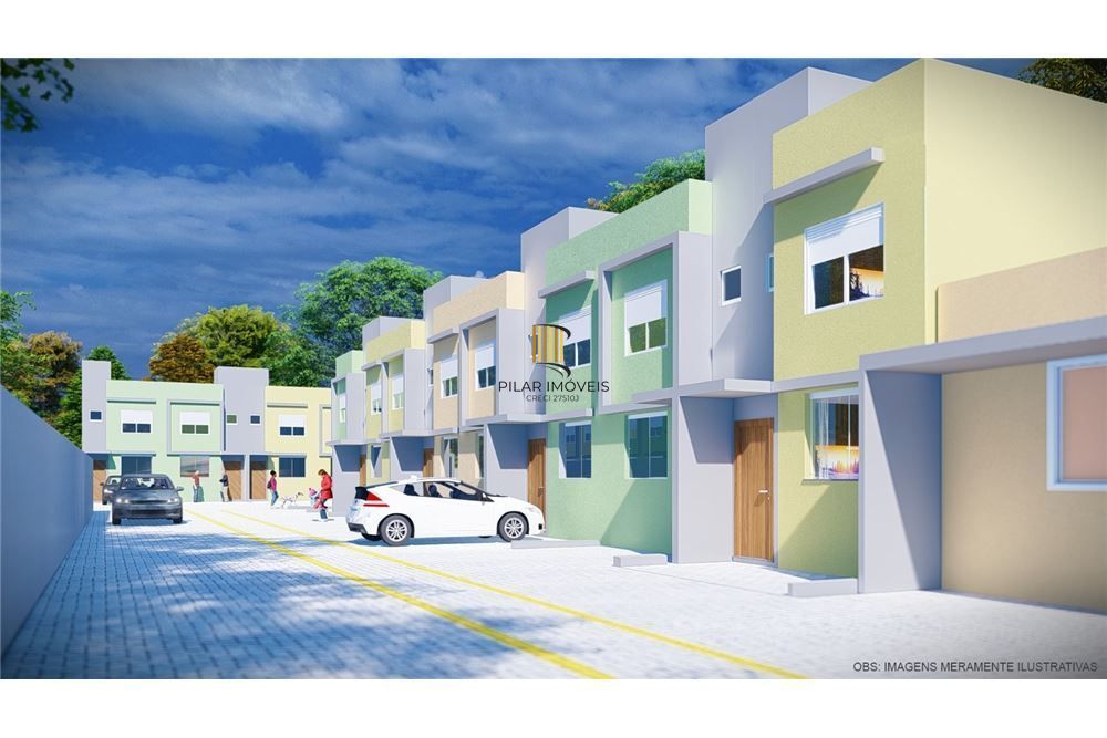 Casa de Condomínio 2 dormitórios no bairro Vila Nova