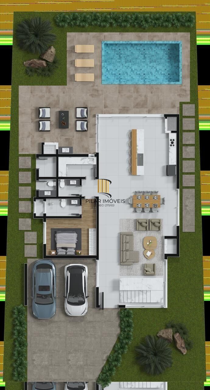 Casa de Condomínio 4 dormitórios no bairro Capão Novo