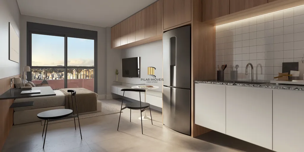 Apartamento 1 dormitório no bairro Menino Deus
