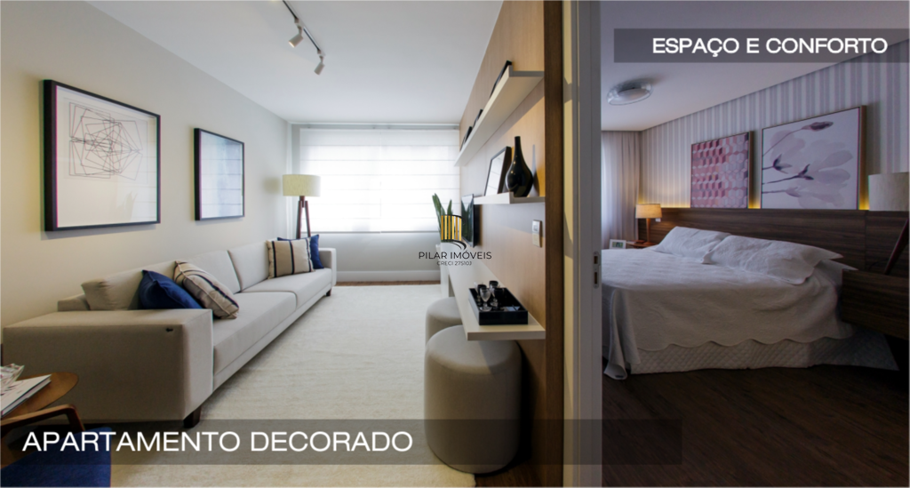 Apartamento 1 dormitório no bairro Petrópolis
